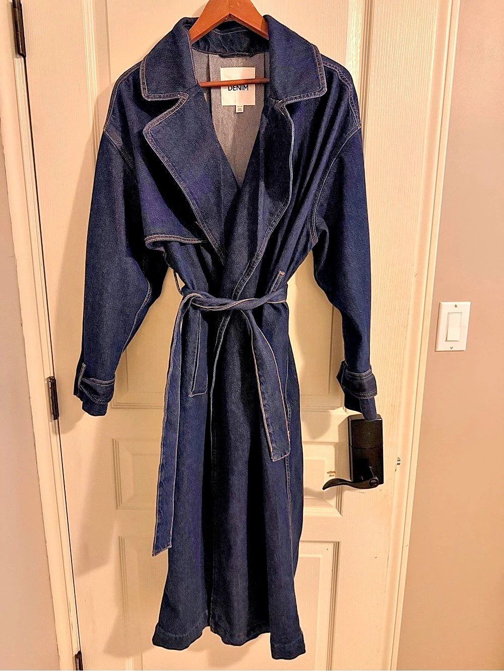 Denim Trench Coat